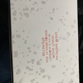 Great American Donut Shop - It was pouring rain but so worth it - Donuts Near Me - Bowling Green, Kentucky Great American Donut Shop - It was pouring rain but so worth it - Donuts Near Me - Bowling Green, Kentucky