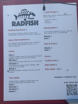 Menu photo 2 Radfish Austin, TX