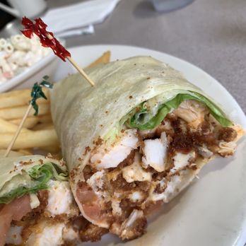 South Troy Diner - My order: Buffalo Chicken Wrap, Freedom Fries + Macaroni Salad - Diners Near Me - Troy, New York