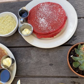 Oddfellows - Red velvet pancakes - Breakfast & Brunch Near Me - Dallas, Texas Oddfellows - Red velvet pancakes - Breakfast & Brunch Near Me - Dallas, Texas