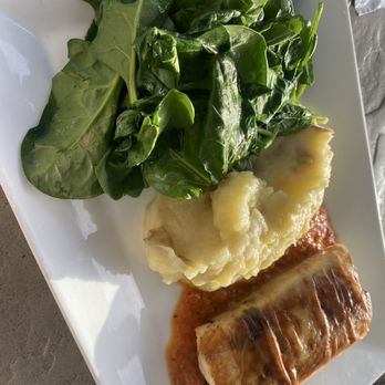 Paradise Beach Grille - Potato encrusted halibut - New American Near Me - Capitola, California