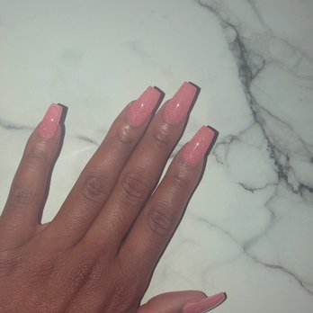 Enjoy Nails & Spa - SNS Fullset Color: dpm27 - Nail Salons Near Me - Austin, Texas