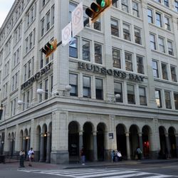 Stephen Avenue Walk - The big department store in town.