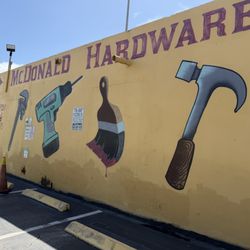 McDonald's Hardware - Mural of the store McDonald hardware.
