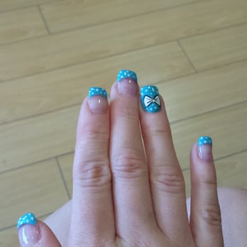 Nancy Manicurist - Pokadots with a bow - Nail Salons Near Me - Pasadena, California Nancy Manicurist - Pokadots with a bow - Nail Salons Near Me - Pasadena, California
