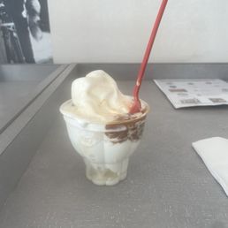 My "caramel" sundae ... think they could've spared the caramel? SMH My "caramel" sundae ... think they could've spared the caramel? SMH
