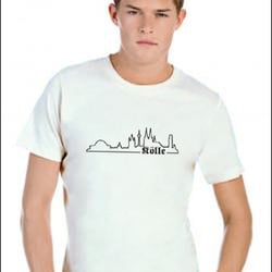 Blickfang - T-Shirt Kölner Skyline für Herren in weiß und schwarz. Eigenes Design. Größen von S - XXL