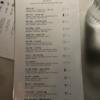 Phocific Standard Time - Drink menu - Vietnamese Near Me - Seattle, Washington Phocific Standard Time - Drink menu - Vietnamese Near Me - Seattle, Washington
