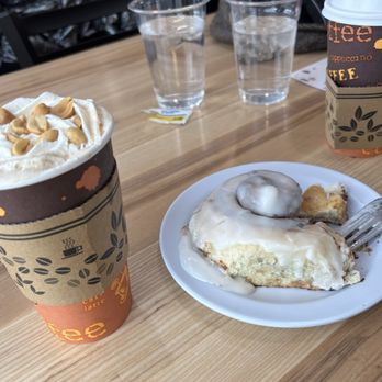 Steamy Joe Cafe - Branson - Turtle latte & cinnamon roll - yum!!! - Cafes Near Me - Branson, Missouri Steamy Joe Cafe - Branson - Turtle latte & cinnamon roll - yum!!! - Cafes Near Me - Branson, Missouri