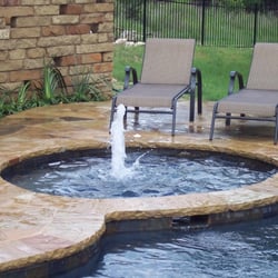 In ground spa.