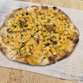 Books & Brews - Brownsburg - Mexican Street Corn flatbread - Bookstores Near Me - Brownsburg, Indiana