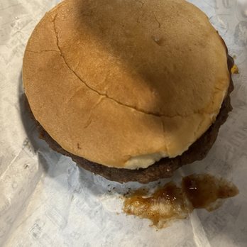 Milo's Hamburgers - a half eaten hamburger - Burgers Near Me - Forestdale, Alabama Milo's Hamburgers - a half eaten hamburger - Burgers Near Me - Forestdale, Alabama