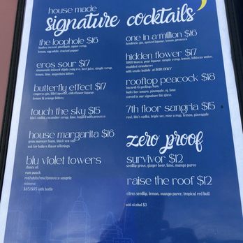 Blu Violet - Cocktail Bars Near Me - Providence, Rhode Island