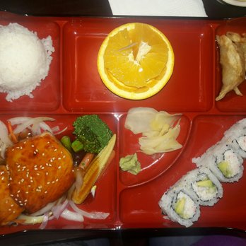 Nikko Japanese Restaurant - Salmon teriyaki bento box. Also came with miso soup and green salad. - Japanese Near Me - Pasco, Washington Nikko Japanese Restaurant - Salmon teriyaki bento box. Also came with miso soup and green salad. - Japanese Near Me - Pasco, Washington