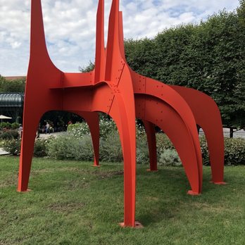 Sculpture Garden Pavillion Cafe - a large red sculpture - American Near Me - Washington, DC, District of Columbia