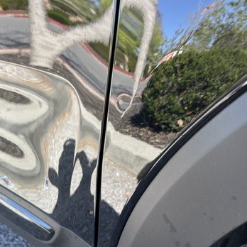 Dent Pro Mobile - Small dent right along the fender line with a scratch. - Body Shops Near Me