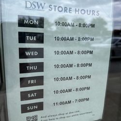 DSW Designer Shoe Warehouse - Hours