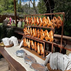 Shappy Pretzel - Pretzel display for my daughters rustic wedding!