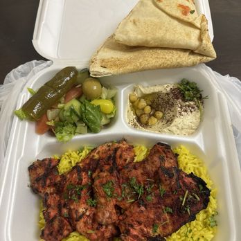 Yafa Grill - Tandoori Plate - Mediterranean Near Me - Fresno, California Yafa Grill - Tandoori Plate - Mediterranean Near Me - Fresno, California
