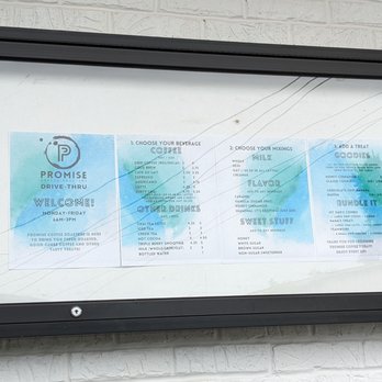 Promise Coffee Roasters - Menu - Coffee & Tea Near Me - Pendleton, Indiana