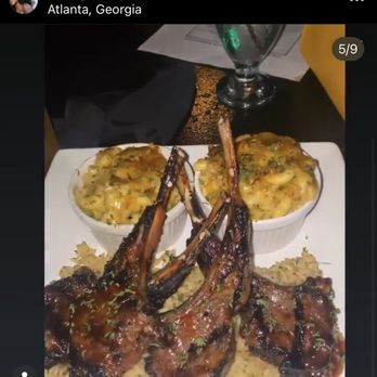 Plated Lounge - Lamb Chop plate w/ Double Mac & Wild rice. My fave dish. - Caterers Near Me - East Point, Georgia