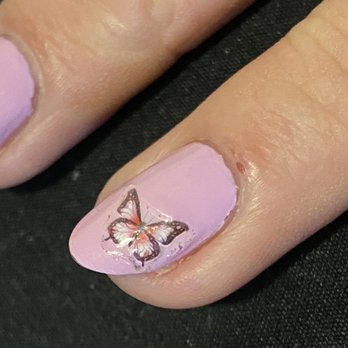 La Queen Nails - Paid $10 extra for this - if I knew this end result I would have said forget it - Nail Technicians Near Me - Queens, New York