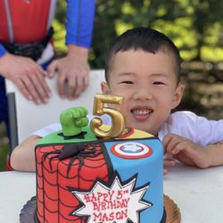 Birthday boy cake