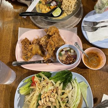 Pure Thai Cafe - Pure Wings * Papaya Salad * Khao Soi * Vegan Salad Rolls - Thai Near Me - Vancouver, Washington