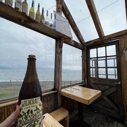 Local cider + amazing views
