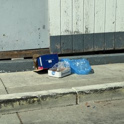 Shell - Trash sitting there