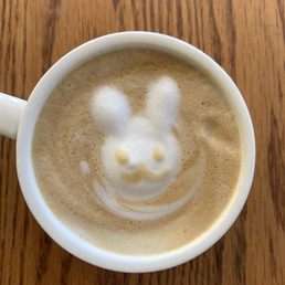 Bunny Cappuccino decoration Bunny Cappuccino decoration