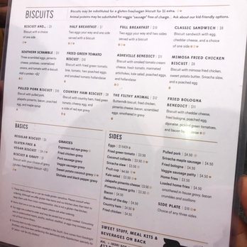 Biscuit Head - Menu - Cafes Near Me - Asheville, North Carolina Biscuit Head - Menu - Cafes Near Me - Asheville, North Carolina