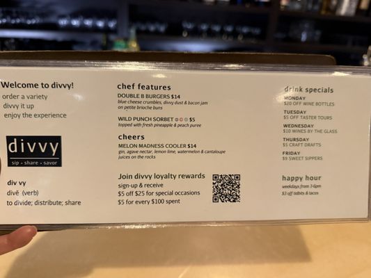 Menu photo 3 Divvy Carmel, IN Menu photo 3 Divvy Carmel, IN