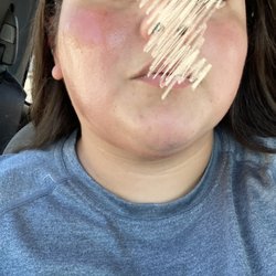 Legend Nail and Spa - My right cheek unexpectedly being waxed unwanted and extremely painful