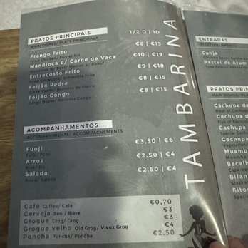 Tambarina Restaurante - Menu - African Near Me - Lisbon, 11