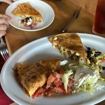 Davie Tavern - Grilled Chicken, Corn and Zucchini Quesadilla - New American Near Me - Bermuda Run, North Carolina