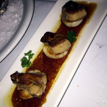 Shiro - Foie gras over scallops with black bean ginger sauce - Asian Fusion Near Me - South Pasadena, California Shiro - Foie gras over scallops with black bean ginger sauce - Asian Fusion Near Me - South Pasadena, California
