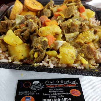 Mad O Seafood - JAMAICAN CURRY GOAT - Seafood Near Me - Jacksonville, Florida Mad O Seafood - JAMAICAN CURRY GOAT - Seafood Near Me - Jacksonville, Florida