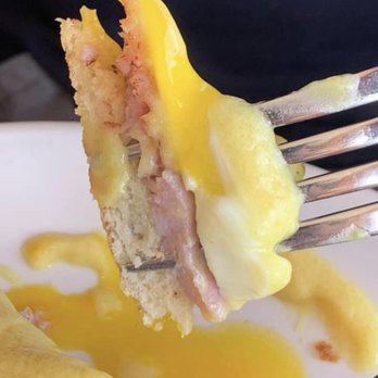 The Kitchen in Prospect Bar & Grill - Eggs Benedict, yum! - New American Near Me - Prospect, Connecticut