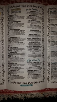 Menu photo 7 Grill Los Charros Taylorsville, MS Menu photo 7 Grill Los Charros Taylorsville, MS