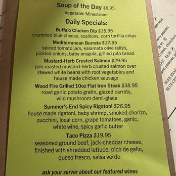 Stage House Tavern - Menu - American Near Me - Mountainside, New Jersey