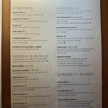 Keenan's at the Pier - Lunch Menu - Seafood Near Me - Bellingham, Washington