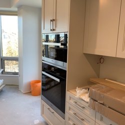 Pro-Installs - This is a beautiful setup of a 30" Miele single oven below and a 24" steam oven with trimkit to make it a 30" balanced look.