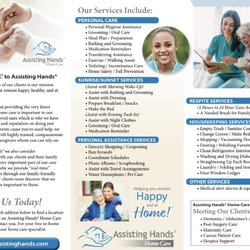 Assisting Hands Home Care - We offer a variety of non-medical services to assist with activities of daily living