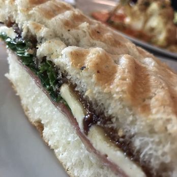 Postino Heights - Brie, Arugula and Fig Panini - Wine Bars Near Me - Houston, Texas