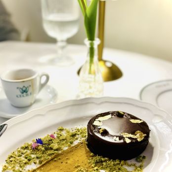 Cècile Trattoria - Dubai chocolate tart - very good! - Italian Near Me - Glendale, California Cècile Trattoria - Dubai chocolate tart - very good! - Italian Near Me - Glendale, California