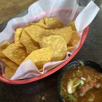 La Fogata Restaurant - Complimentary chips and salsa :-) - Mexican Near Me - Baldwin Park, California