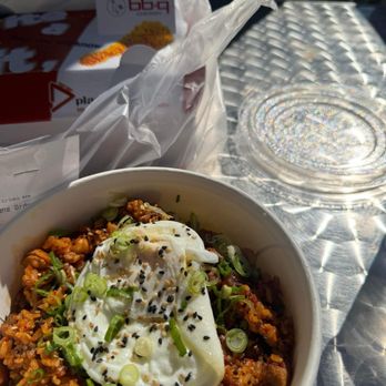 bb.q Chicken - Kim Chi Fried Rice with Egg. - Chicken Wings Near Me - Cupertino, California bb.q Chicken - Kim Chi Fried Rice with Egg. - Chicken Wings Near Me - Cupertino, California