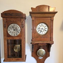 Bert Townsend Clock Repair Services - Examples of 2 restored clocks
