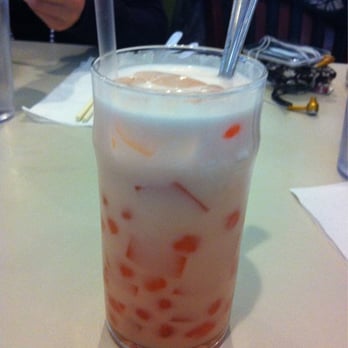 Pho 75 - Pink jelly drink with coconut milk! #4 drink - Vietnamese Near Me - Arlington, Virginia